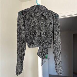 Elegant Monochrome Women's Blouse